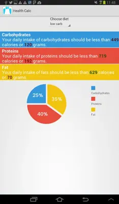 Health Calc android App screenshot 5